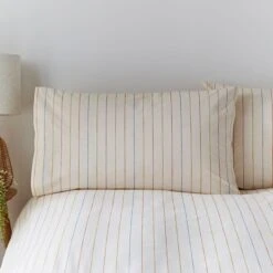 Elements Randig Natural Duvet Cover And Pillowcase Set 10 Elements Randig Natural Duvet Cover And Pillowcase Set -Bed Linings Store 30747976 alt03