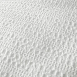 Dunelm Amberley Waffle White 100% Cotton Duvet Cover And Pillowcase Set 10 Dunelm Amberley Waffle White 100% Cotton Duvet Cover And Pillowcase Set -Bed Linings Store 30749569 alt05