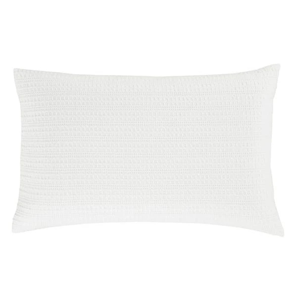 Dunelm Amberley Waffle White 100% Cotton Duvet Cover And Pillowcase Set 7 Dunelm Amberley Waffle White 100% Cotton Duvet Cover And Pillowcase Set - Image 5