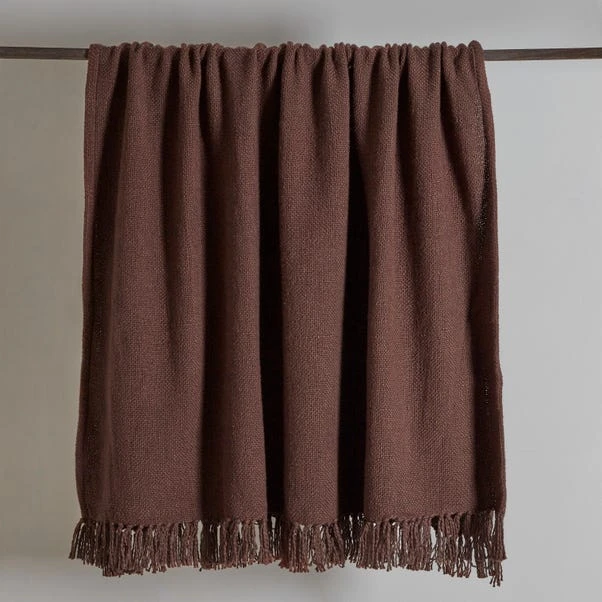 Dunelm Aris Cotton Weave 130cm X 180cm Throw 4 Dunelm Aris Cotton Weave 130cm X 180cm Throw - Image 2