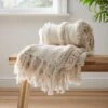 Dunelm Curves Tufted Throw