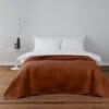 Dunelm Orange Pinsonic Bedspread