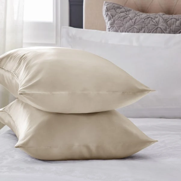 Dorma Champagne Silk Pillowcase 3 Dorma Champagne Silk Pillowcase