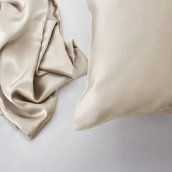 Dorma Champagne Silk Pillowcase 6 Dorma Champagne Silk Pillowcase -Bed Linings Store 30765565 alt01