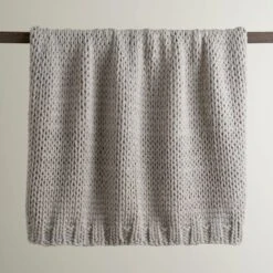 Dunelm Chunky Knit Throw