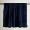 Dunelm Silky Soft Faux Fur Throw Navy 2 Dunelm Silky Soft Faux Fur Throw Navy -Bed Linings Store 30766321