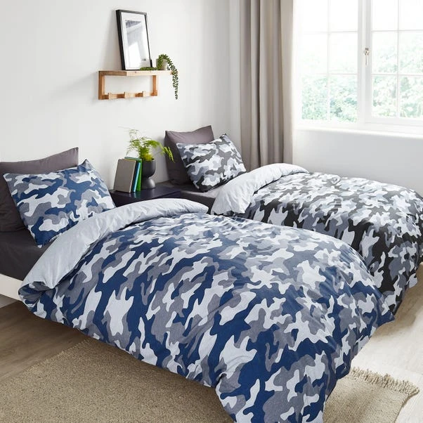 Dunelm Camo Duvet Cover And Pillowcase Twin Pack Set 3 Dunelm Camo Duvet Cover And Pillowcase Twin Pack Set