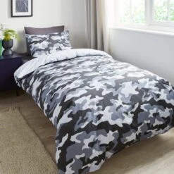 Dunelm Camo Duvet Cover And Pillowcase Twin Pack Set 10 Dunelm Camo Duvet Cover And Pillowcase Twin Pack Set -Bed Linings Store 30768116 alt02