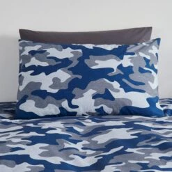 Dunelm Camo Duvet Cover And Pillowcase Twin Pack Set 11 Dunelm Camo Duvet Cover And Pillowcase Twin Pack Set -Bed Linings Store 30768116 alt03