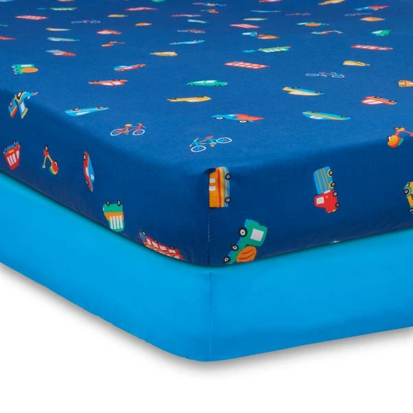 Dunelm Transport Pack Of 2 Fitted Sheets 3 Dunelm Transport Pack Of 2 Fitted Sheets