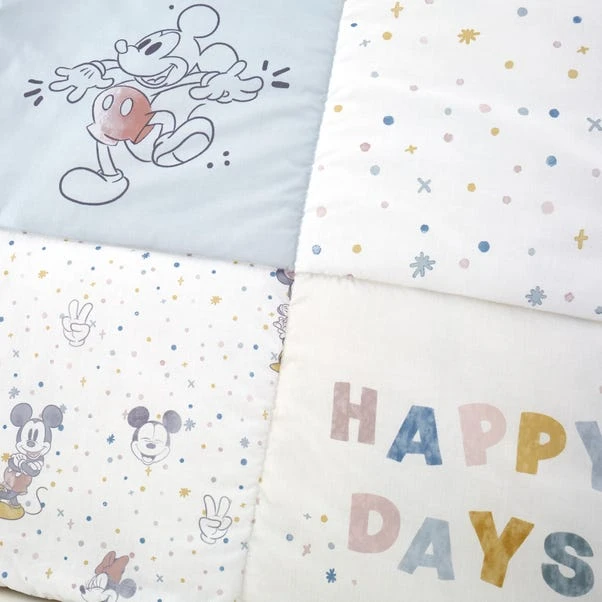 Disney Mickey Alphabet Letters 4 Tog 100% Cotton Cot Quilt 6 Disney Mickey Alphabet Letters 4 Tog 100% Cotton Cot Quilt - Image 4