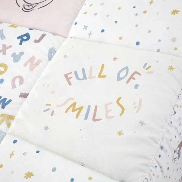 Disney Mickey Alphabet Letters 4 Tog 100% Cotton Cot Quilt 7 Disney Mickey Alphabet Letters 4 Tog 100% Cotton Cot Quilt - Image 5