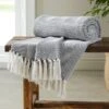 Dunelm Jenson Herringbone 130cm X 180cm Throw