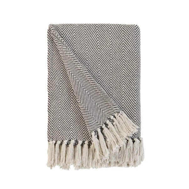 Dunelm Jenson Herringbone 130cm X 180cm Throw 4 Dunelm Jenson Herringbone 130cm X 180cm Throw - Image 2