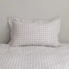Dunelm Gingham Natural 100% Cotton Oxford Pillowcase 1 Dunelm Gingham Natural 100% Cotton Oxford Pillowcase -Bed Linings Store 30768732