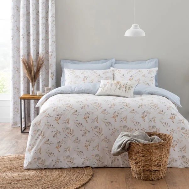 Dunelm Harriet Floral 100% Cotton Duvet Cover And Pillowcase Set 3 Dunelm Harriet Floral 100% Cotton Duvet Cover And Pillowcase Set