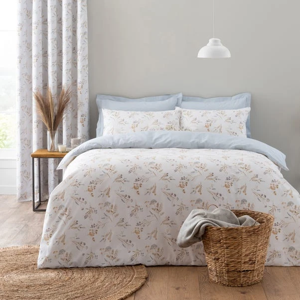 Dunelm Harriet Floral 100% Cotton Duvet Cover And Pillowcase Set 4 Dunelm Harriet Floral 100% Cotton Duvet Cover And Pillowcase Set - Image 2