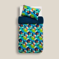 Dunelm Camo Fleece Duvet Cover And Pillowcase Set -Bed Linings Store 30770055 alt02