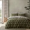 Elements Leaf Olive Duvet Cover And Pillowcase Set 1 Elements Leaf Olive Duvet Cover And Pillowcase Set -Bed Linings Store 30770536