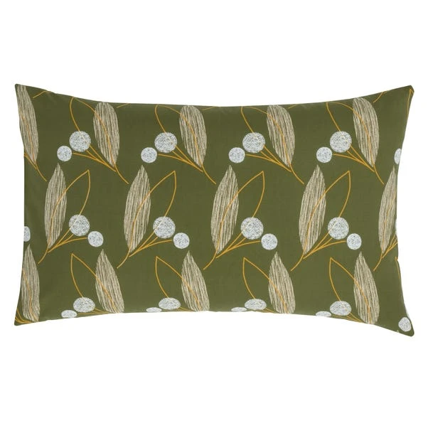 Elements Leaf Olive Duvet Cover And Pillowcase Set 8 Elements Leaf Olive Duvet Cover And Pillowcase Set - Image 6
