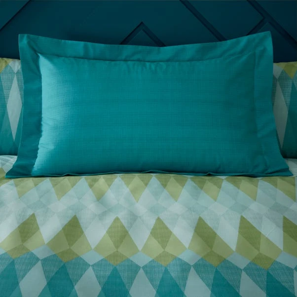 Elements Maverick Teal Oxford Pillowcase 3 Elements Maverick Teal Oxford Pillowcase
