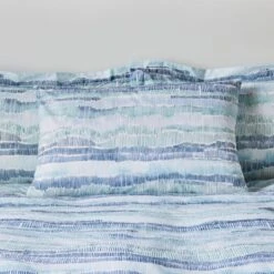 Dunelm Ripley Seafoam 100% Cotton Duvet Cover And Pillowcase Set 6 Dunelm Ripley Seafoam 100% Cotton Duvet Cover And Pillowcase Set -Bed Linings Store 30771126 alt01