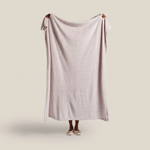 Dunelm Printed Fleece Dottie Lilac 130x160cm 7 Dunelm Printed Fleece Dottie Lilac 130x160cm - Image 5