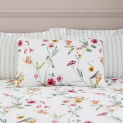 Dunelm Country Bird Pink Duvet Cover And Pillowcase Set 10 Dunelm Country Bird Pink Duvet Cover And Pillowcase Set -Bed Linings Store 30771480 alt02