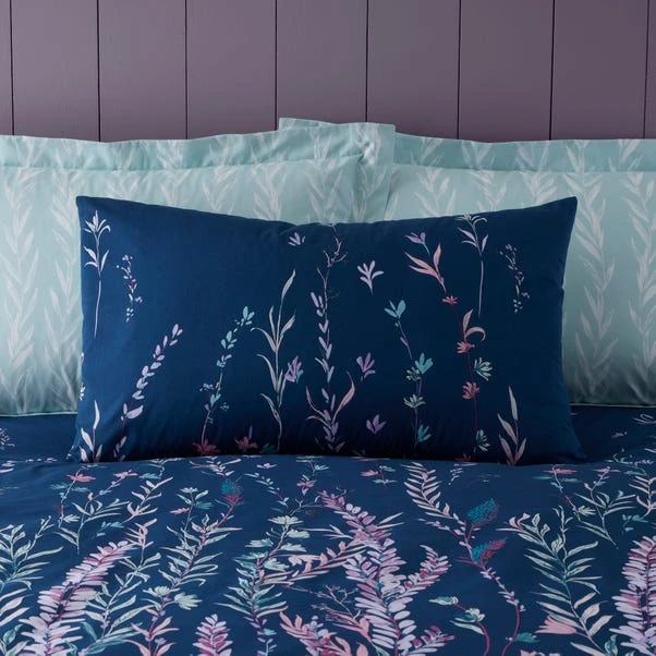 Dunelm Whimsical Floral Midnight 100% Cotton Duvet Cover And Pillowcase Set 5 Dunelm Whimsical Floral Midnight 100% Cotton Duvet Cover And Pillowcase Set - Image 3