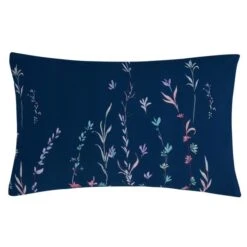 Dunelm Whimsical Floral Midnight 100% Cotton Duvet Cover And Pillowcase Set 13 Dunelm Whimsical Floral Midnight 100% Cotton Duvet Cover And Pillowcase Set -Bed Linings Store 30771493 alt06