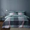 Dunelm Acton Check Teal Duvet Cover And Pillowcase Set 2 Dunelm Acton Check Teal Duvet Cover And Pillowcase Set -Bed Linings Store 30771501