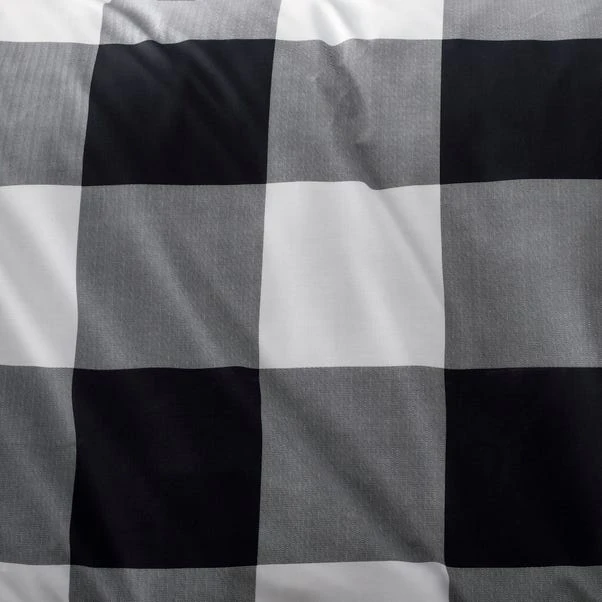 Dunelm Luca Buffalo Mono Duvet Cover And Pillowcase Set 5 Dunelm Luca Buffalo Mono Duvet Cover And Pillowcase Set - Image 3