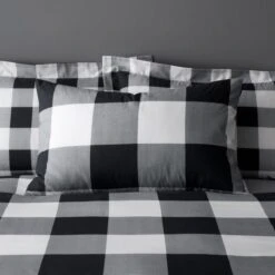 Dunelm Luca Buffalo Mono Duvet Cover And Pillowcase Set 11 Dunelm Luca Buffalo Mono Duvet Cover And Pillowcase Set -Bed Linings Store 30771506 alt03