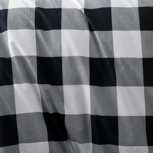 Dunelm Luca Buffalo Mono Duvet Cover And Pillowcase Set 7 Dunelm Luca Buffalo Mono Duvet Cover And Pillowcase Set - Image 5