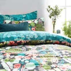 Furn Secret Garden Reversible Duvet Cover And Pillowcase Set 8 Furn Secret Garden Reversible Duvet Cover And Pillowcase Set -Bed Linings Store 30771678 alt02