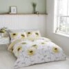 Catherine Lansfield Painted Sunflowers Duvet Cover And Pillowcase Set 1 Catherine Lansfield Painted Sunflowers Duvet Cover And Pillowcase Set -Bed Linings Store 30771748