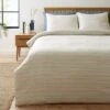 Khai Stripe Grey Duvet Cover And Pillowcase Set -Bed Linings Store 30791619