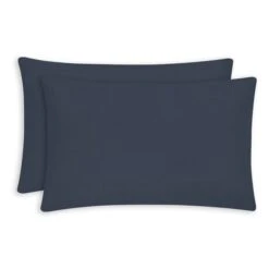 Super Soft Microfibre Plain Standard Pillowcase Pair