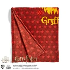 Harry Potter Red Gryffindor Fleece Blanket -Bed Linings Store 30798267 alt04