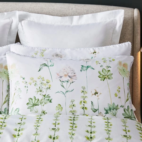 Dorma Flora Botanica Cotton Duvet Cover And Pillowcase Set 6 Dorma Flora Botanica Cotton Duvet Cover And Pillowcase Set - Image 4