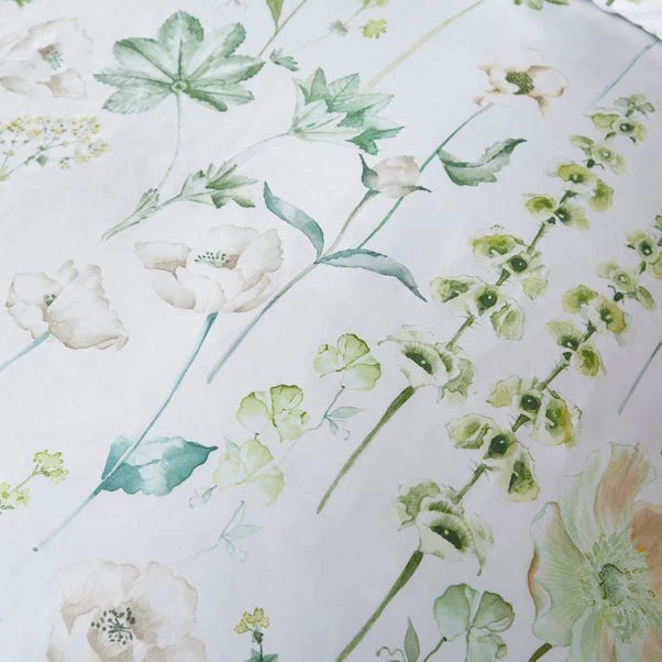 Dorma Flora Botanica Cotton Duvet Cover And Pillowcase Set 7 Dorma Flora Botanica Cotton Duvet Cover And Pillowcase Set - Image 5