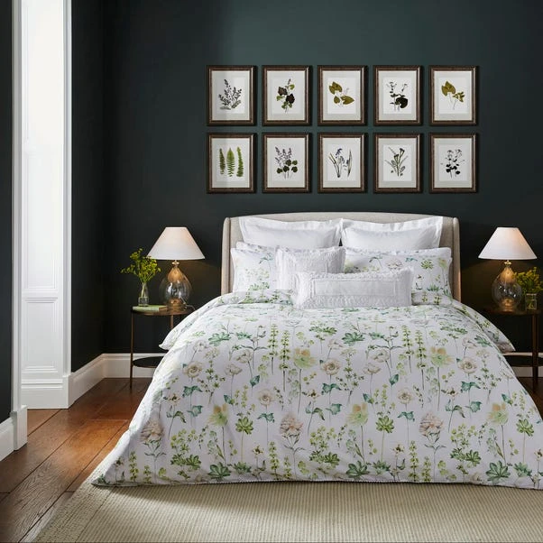 Dorma Flora Botanica Cotton Duvet Cover And Pillowcase Set 8 Dorma Flora Botanica Cotton Duvet Cover And Pillowcase Set - Image 6
