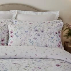 Dorma Wildflower Mauve Cotton Duvet Cover And Pillowcase Set 11 Dorma Wildflower Mauve Cotton Duvet Cover And Pillowcase Set -Bed Linings Store 30799104 alt03