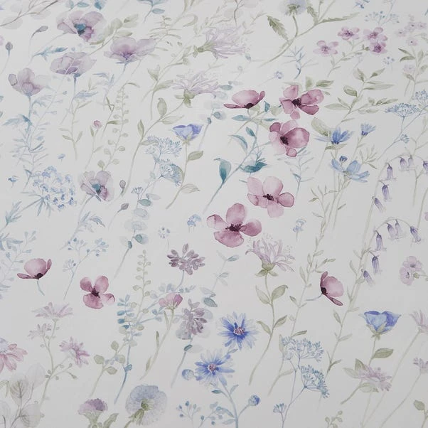 Dorma Wildflower Mauve Cotton Duvet Cover And Pillowcase Set 7 Dorma Wildflower Mauve Cotton Duvet Cover And Pillowcase Set - Image 5