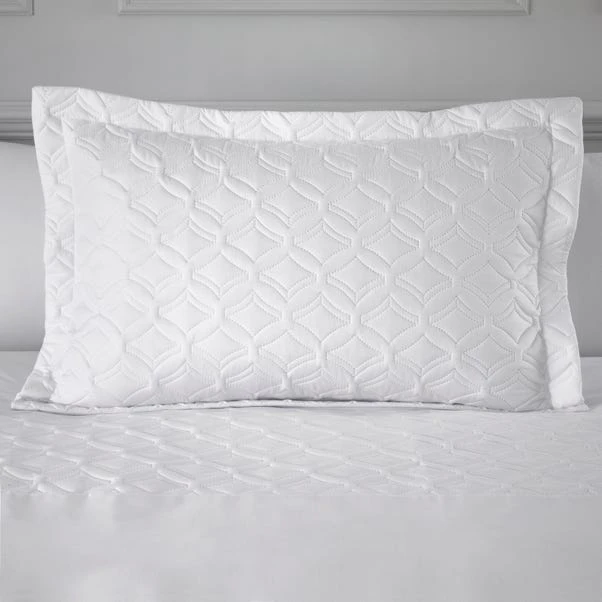 Dunelm Skyler White Oxford Pillowcase 3 Dunelm Skyler White Oxford Pillowcase