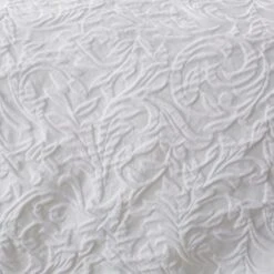 Dunelm Stanton Jacquard White Duvet Cover And Pillowcase Set 7 Dunelm Stanton Jacquard White Duvet Cover And Pillowcase Set -Bed Linings Store 30801172 alt02