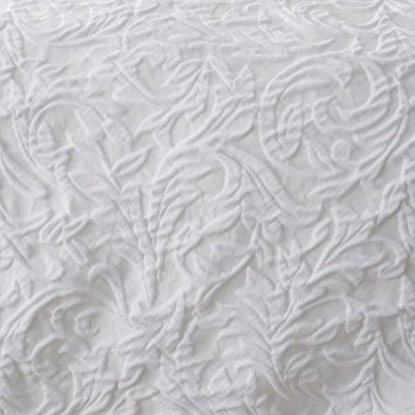 Dunelm Stanton Jacquard White Oxford Pillowcase 4 Dunelm Stanton Jacquard White Oxford Pillowcase - Image 2
