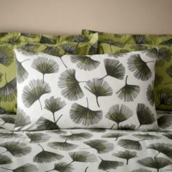 Dunelm Modern Ginko Fern Duvet Cover And Pillowcase Set 10 Dunelm Modern Ginko Fern Duvet Cover And Pillowcase Set -Bed Linings Store 30801182 alt02