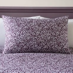 Dunelm Chartwell Aubergine Duvet Cover And Pillowcase Set 10 Dunelm Chartwell Aubergine Duvet Cover And Pillowcase Set -Bed Linings Store 30801197 alt02