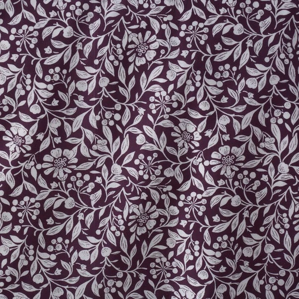 Dunelm Chartwell Aubergine Duvet Cover And Pillowcase Set 6 Dunelm Chartwell Aubergine Duvet Cover And Pillowcase Set - Image 4